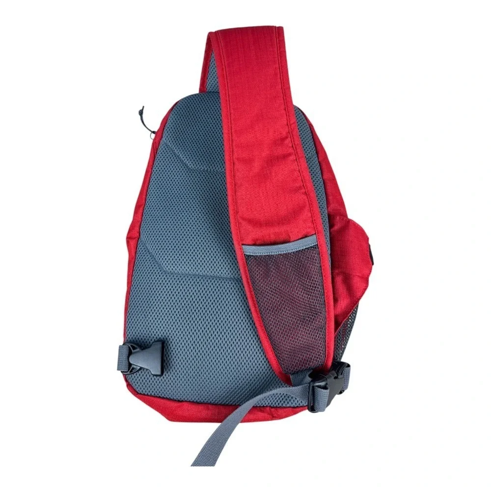 Eddie Bauer Red Ripstop Sling Backpack Unisex Single Strap Daypack Bag Gorpcore